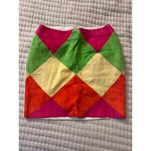 John Murrough Vintage checkered mini skirt